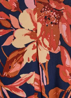 A-Linien-Kleid aus Viskose