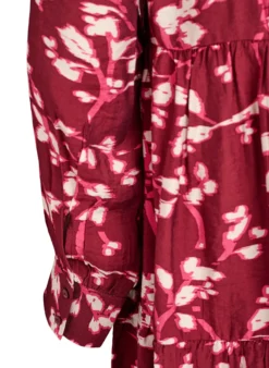 A-Linien-Kleid mit Rüschenkragen