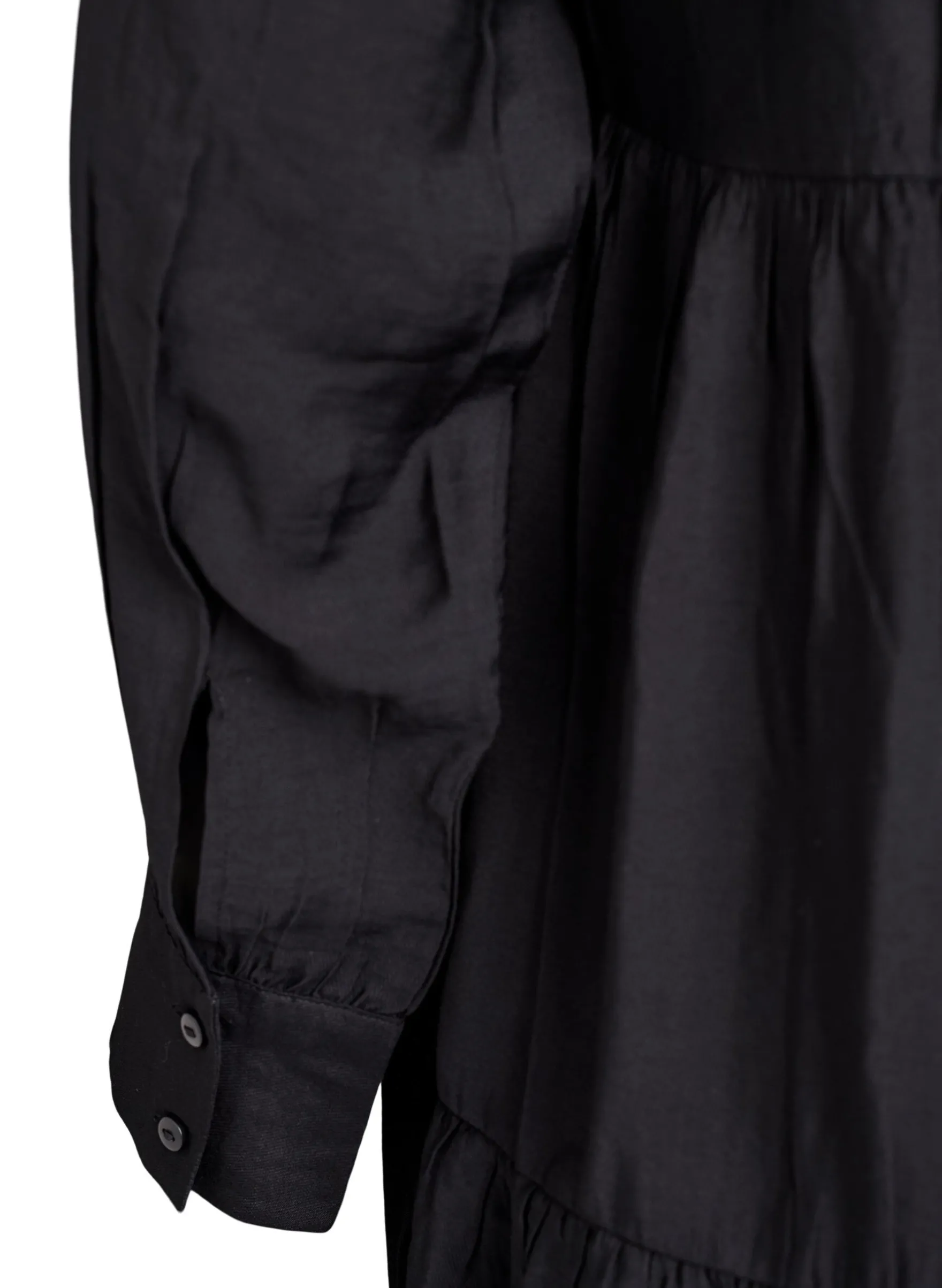 A-Linien-Kleid mit Rüschenkragen