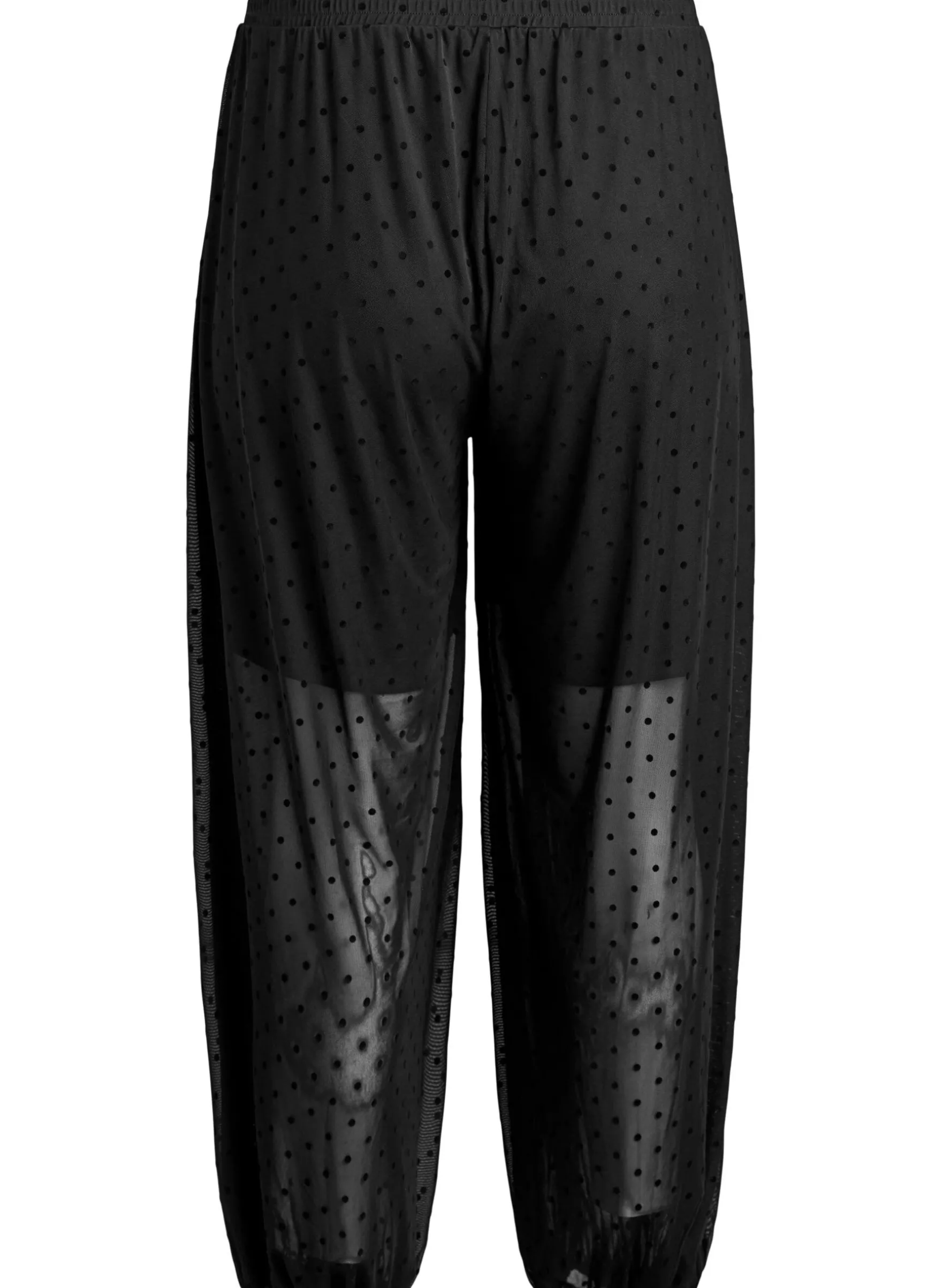 Ballonhose aus Mesh mit Polka Dots