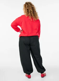 Ballonhose mit Taschen und elastischem Bund
