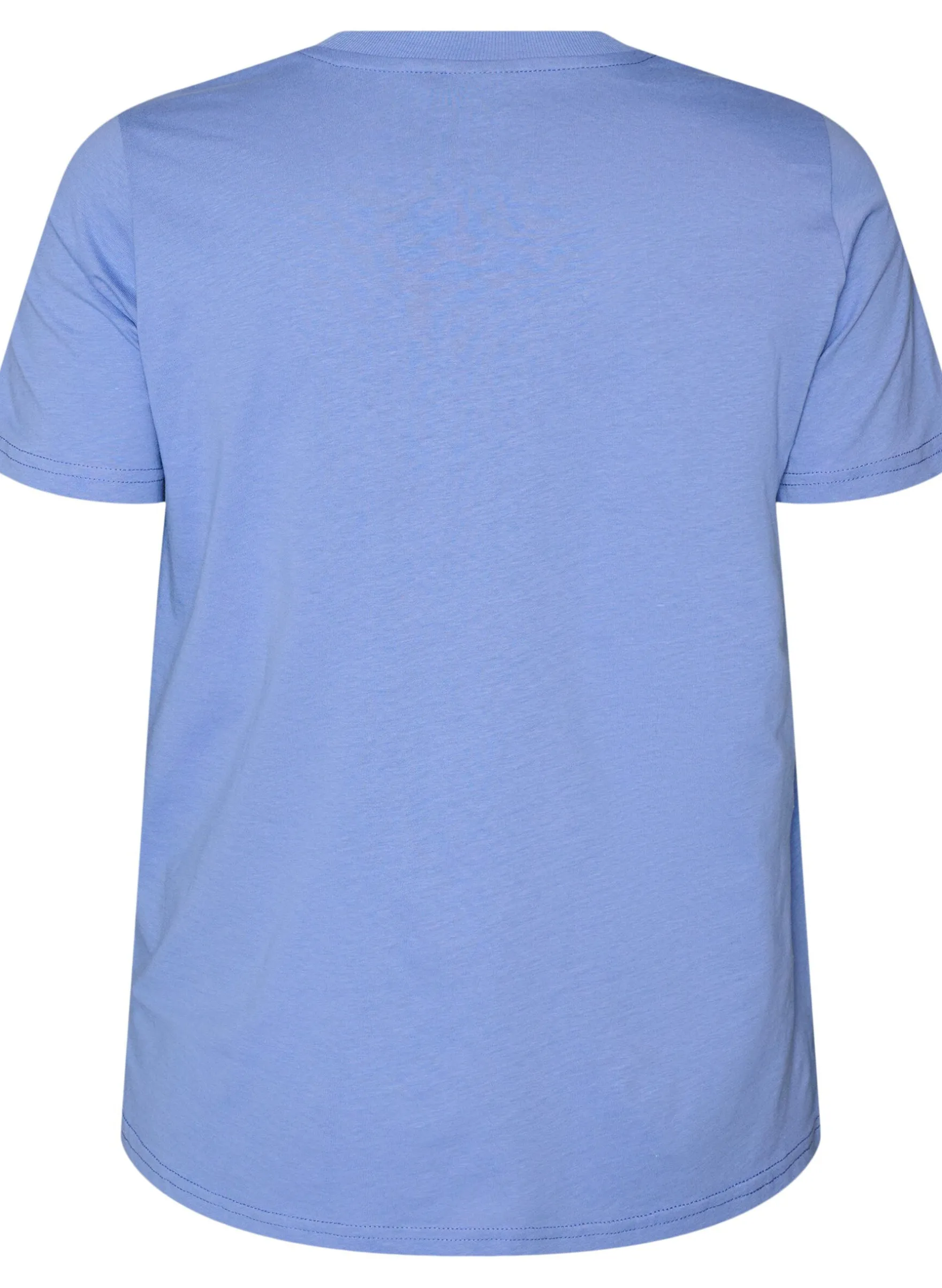 Basic T-Shirt aus Baumwolle mit Rundhalsausschnitt
