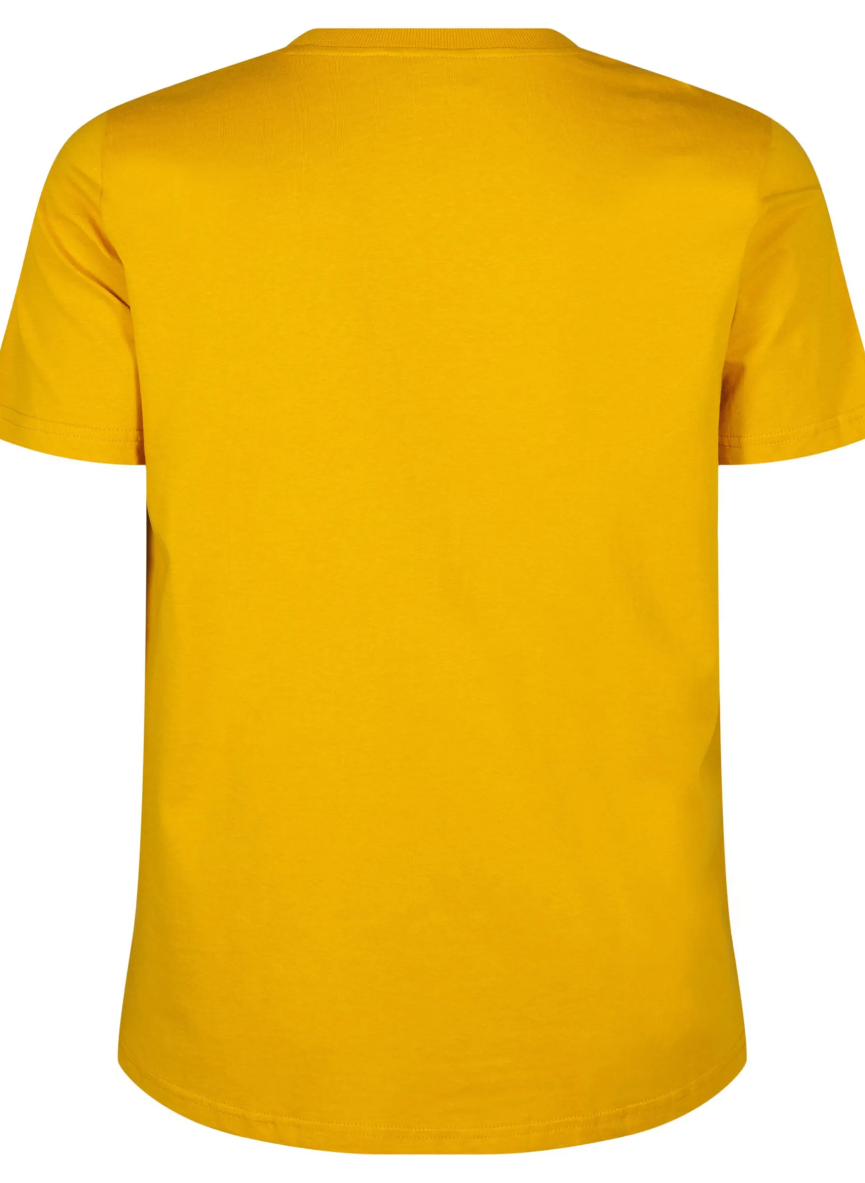 Basic-T-Shirt aus Baumwolle mit Rundhalsausschnitt