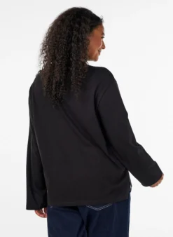 Basic T-Shirt mit langen Ärmeln