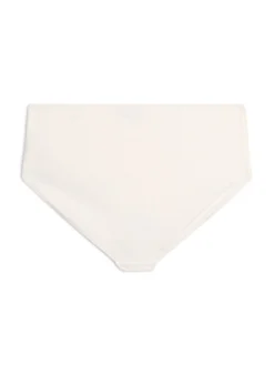 Bikinihose mit Strukturmuster und normaler Taillenhöhe