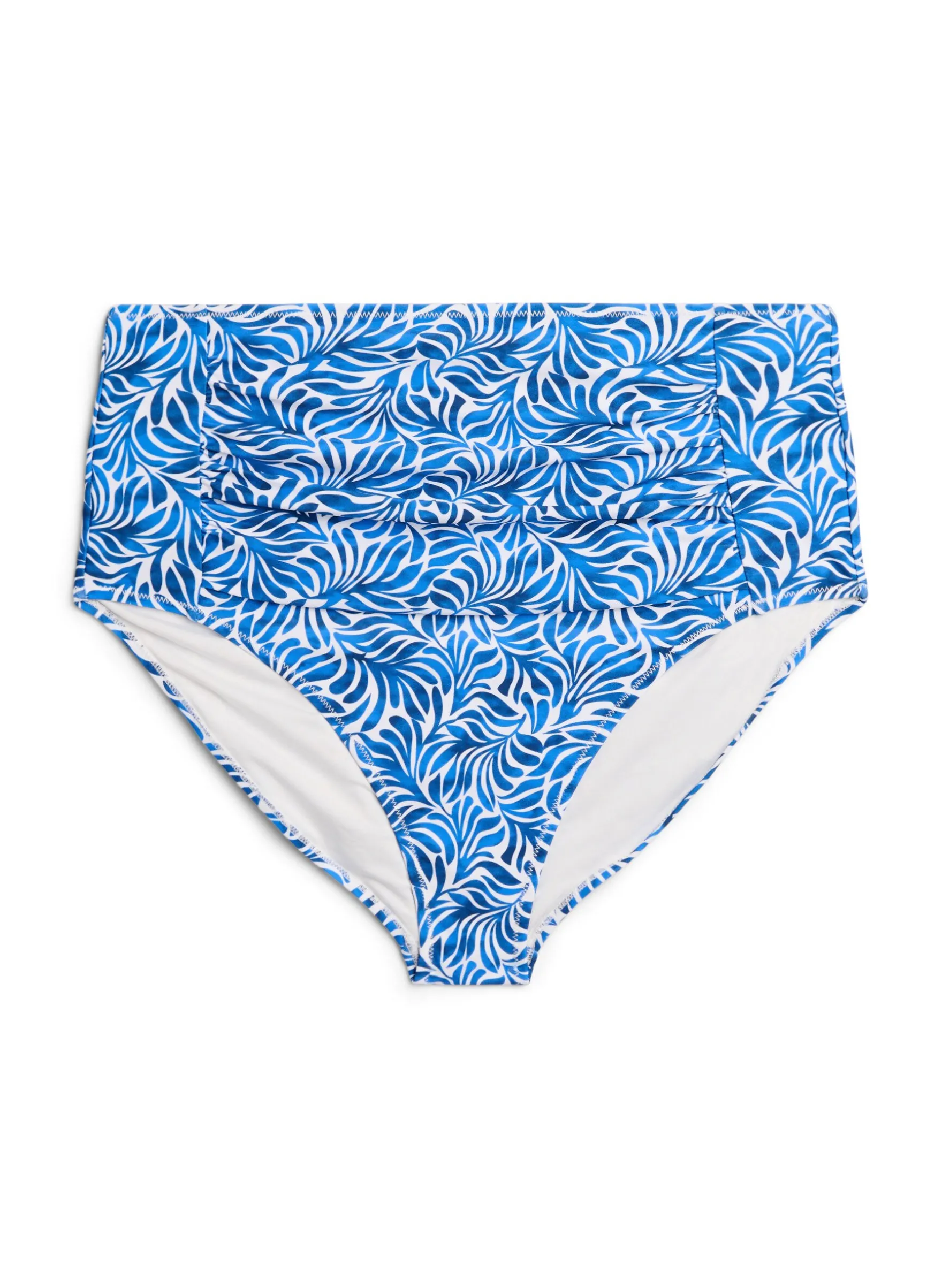 Bikini-Slip mit Print und hoher Taille