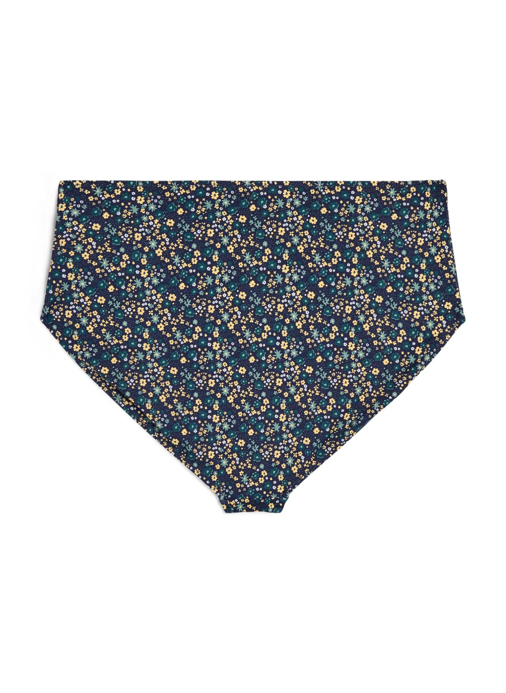 Bikini-Slip mit Print und hoher Taille