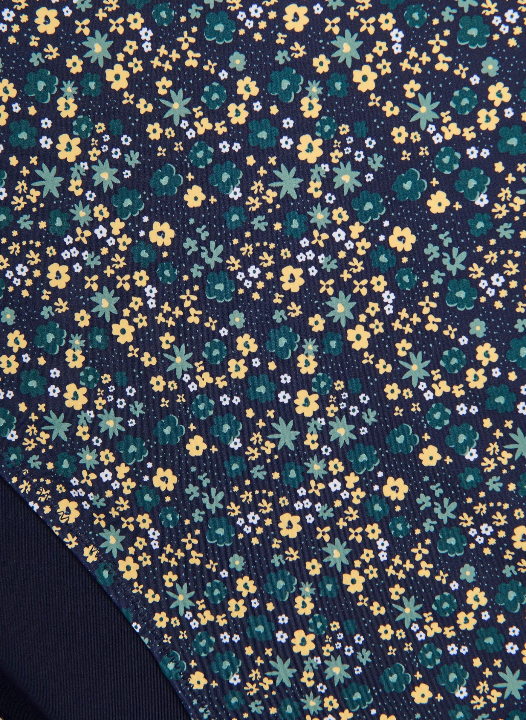 Bikini-Slip mit Print und hoher Taille