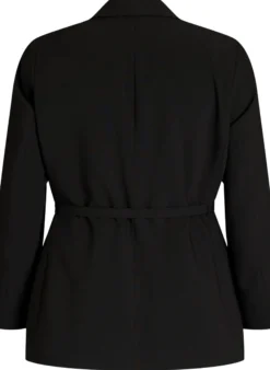 Blazer mit abnehmbarem Bindegürtel