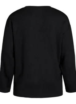 Bluse aus Jersey mit diagonalem Rüschendetail