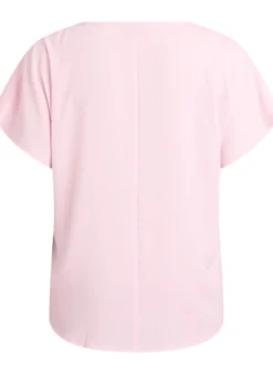 Bluse mit kurzen Ärmeln und Rundhalsausschnitt