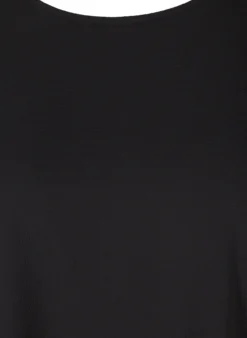 Bluse mit kurzen Ärmeln und Rundhalsausschnitt