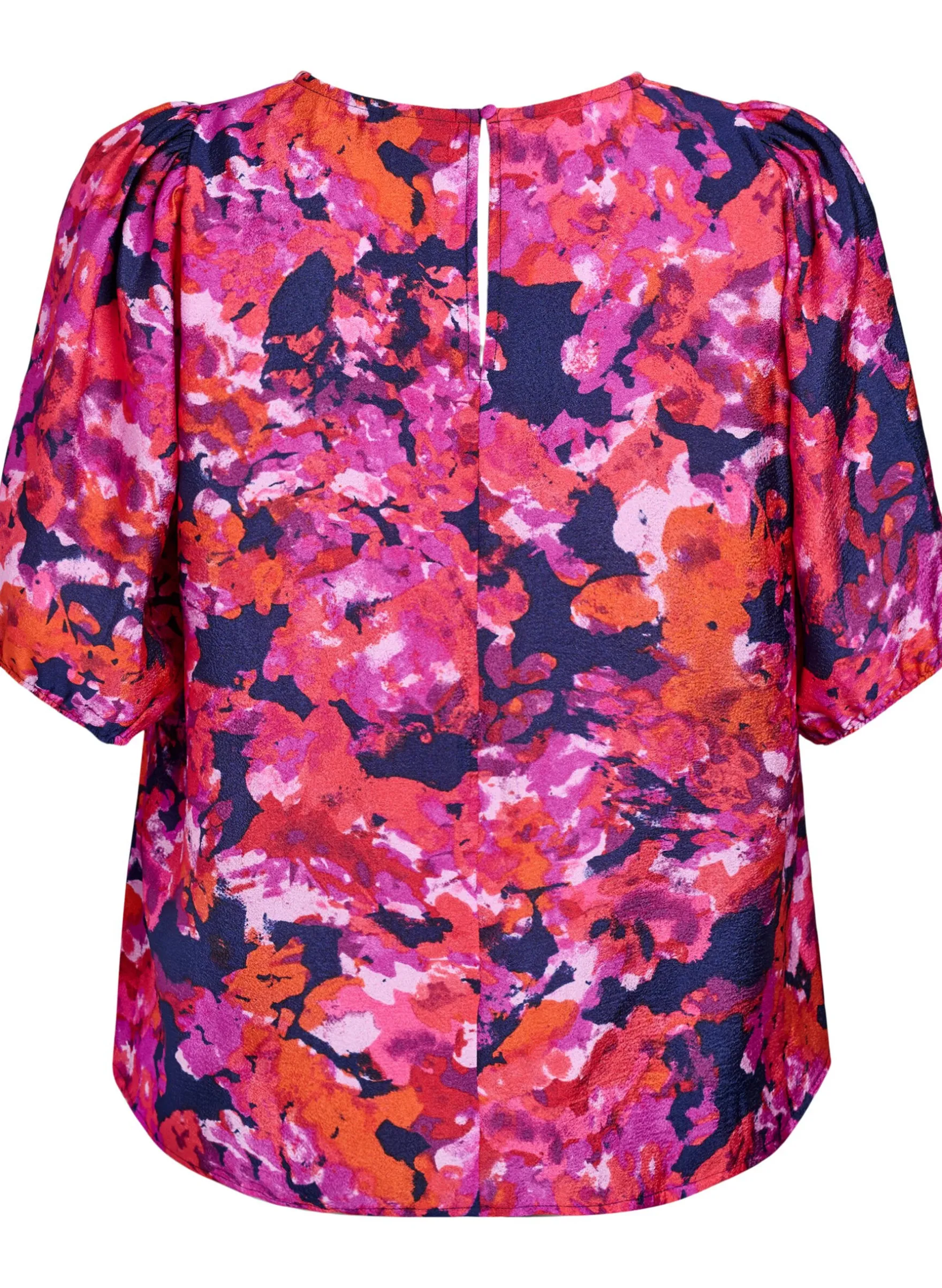 Bluse mit 1/2 Ärmeln und einem farbenfrohen Print