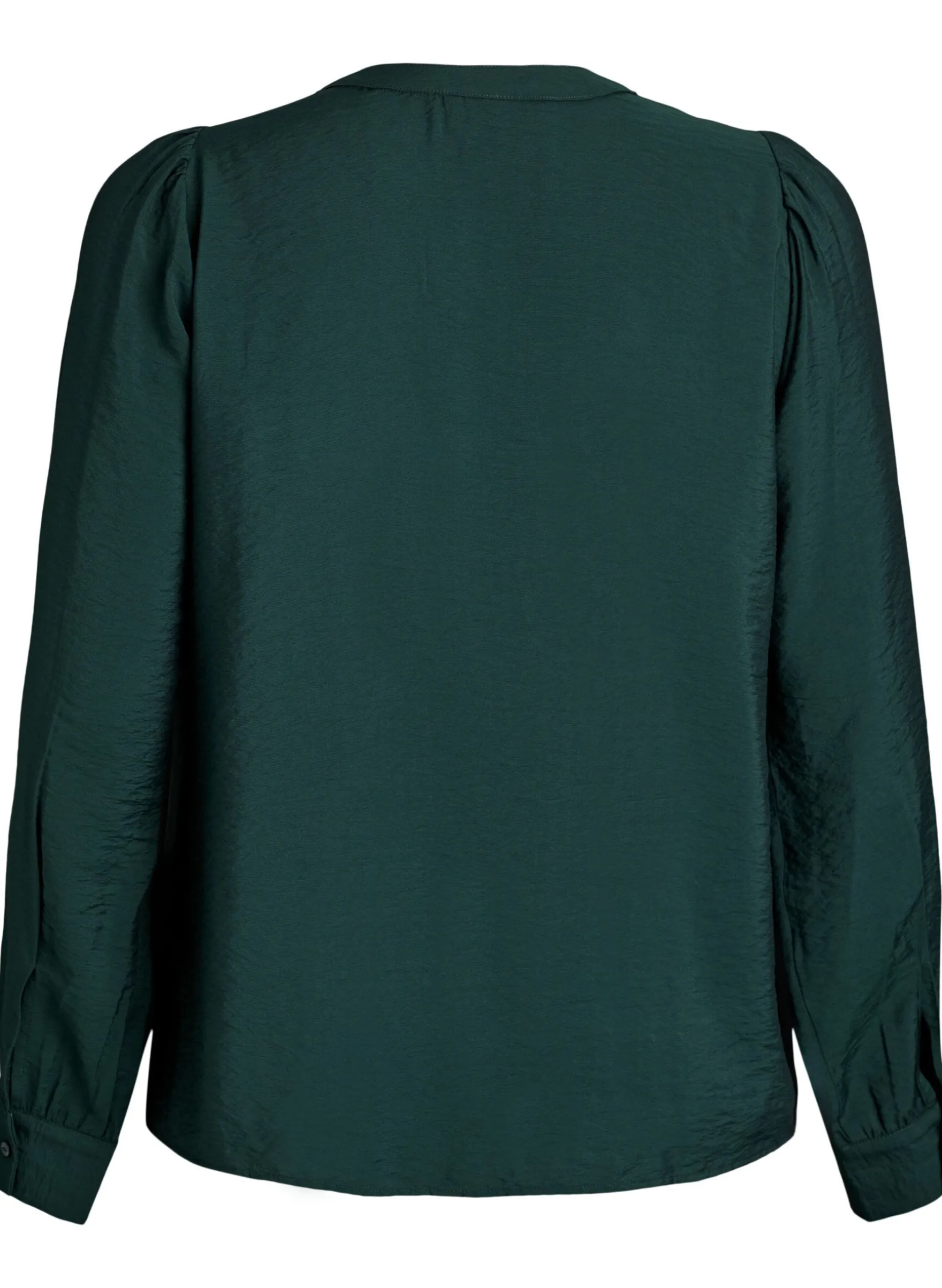 Bluse mit V-Ausschnitt und bestickten Bändern