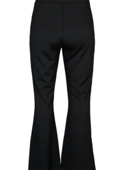 Bootcut-Hose aus Viskose-Mix