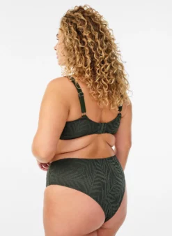 Brasilianischer Bikini-Slip aus strukturiertem Mesh