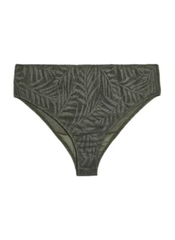 Brasilianischer Bikini-Slip aus strukturiertem Mesh