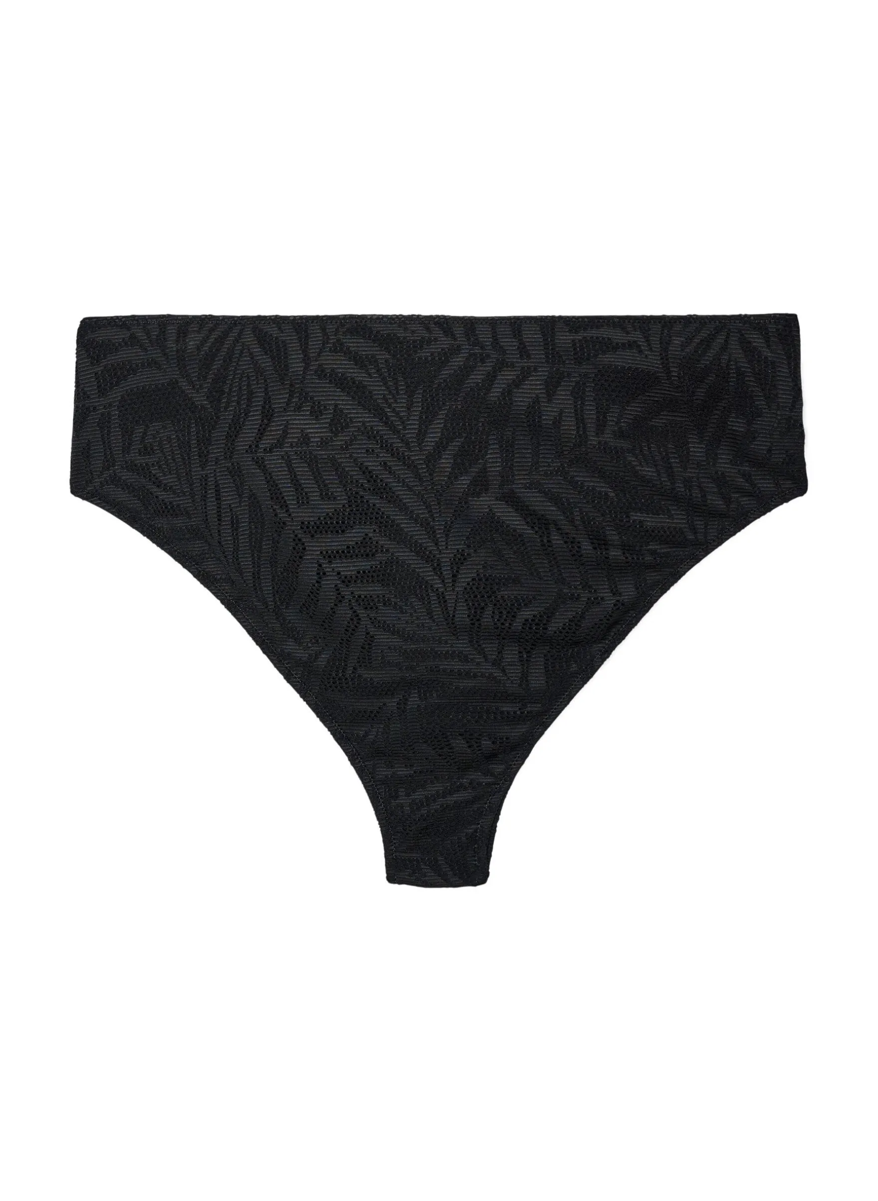 Brasilianischer Bikini-Slip aus strukturiertem Mesh