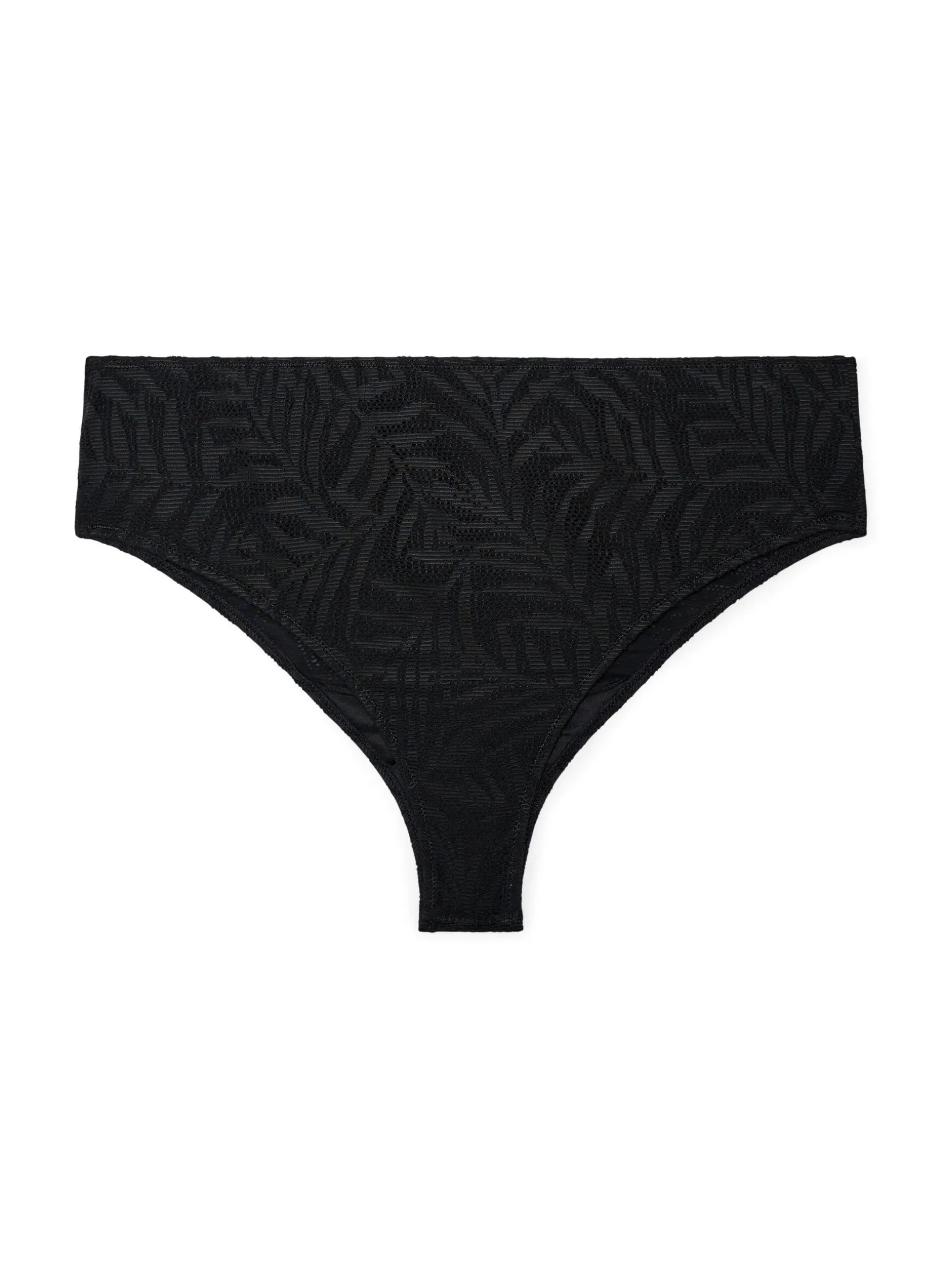 Brasilianischer Bikini-Slip aus strukturiertem Mesh