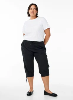 Capri-Hose aus Baumwolle