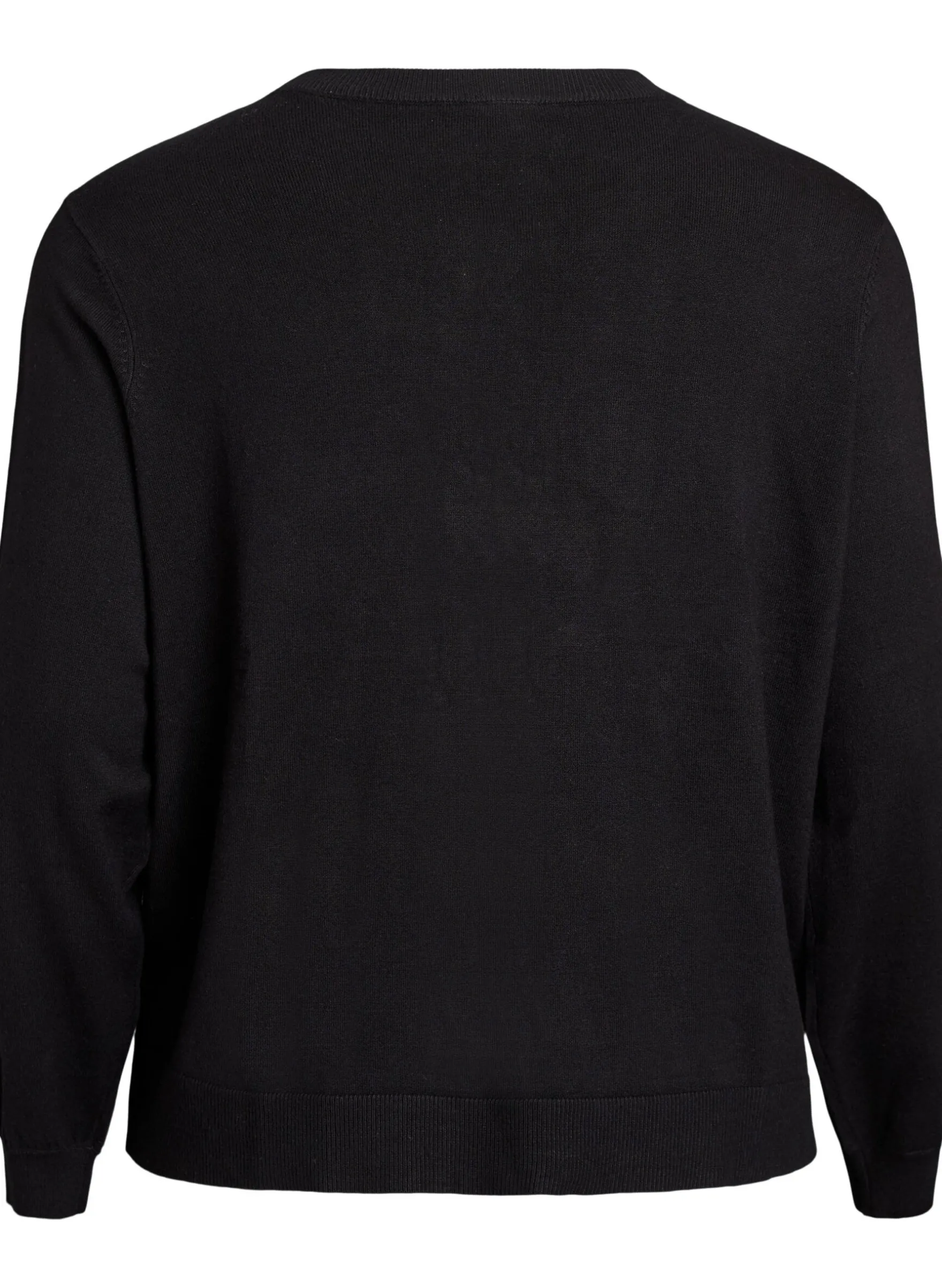 Cardigan mit perlenbestickten Schleifen und Druckknöpfen