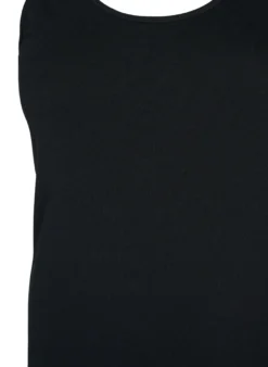 Einfarbiges basic Top aus Baumwolle