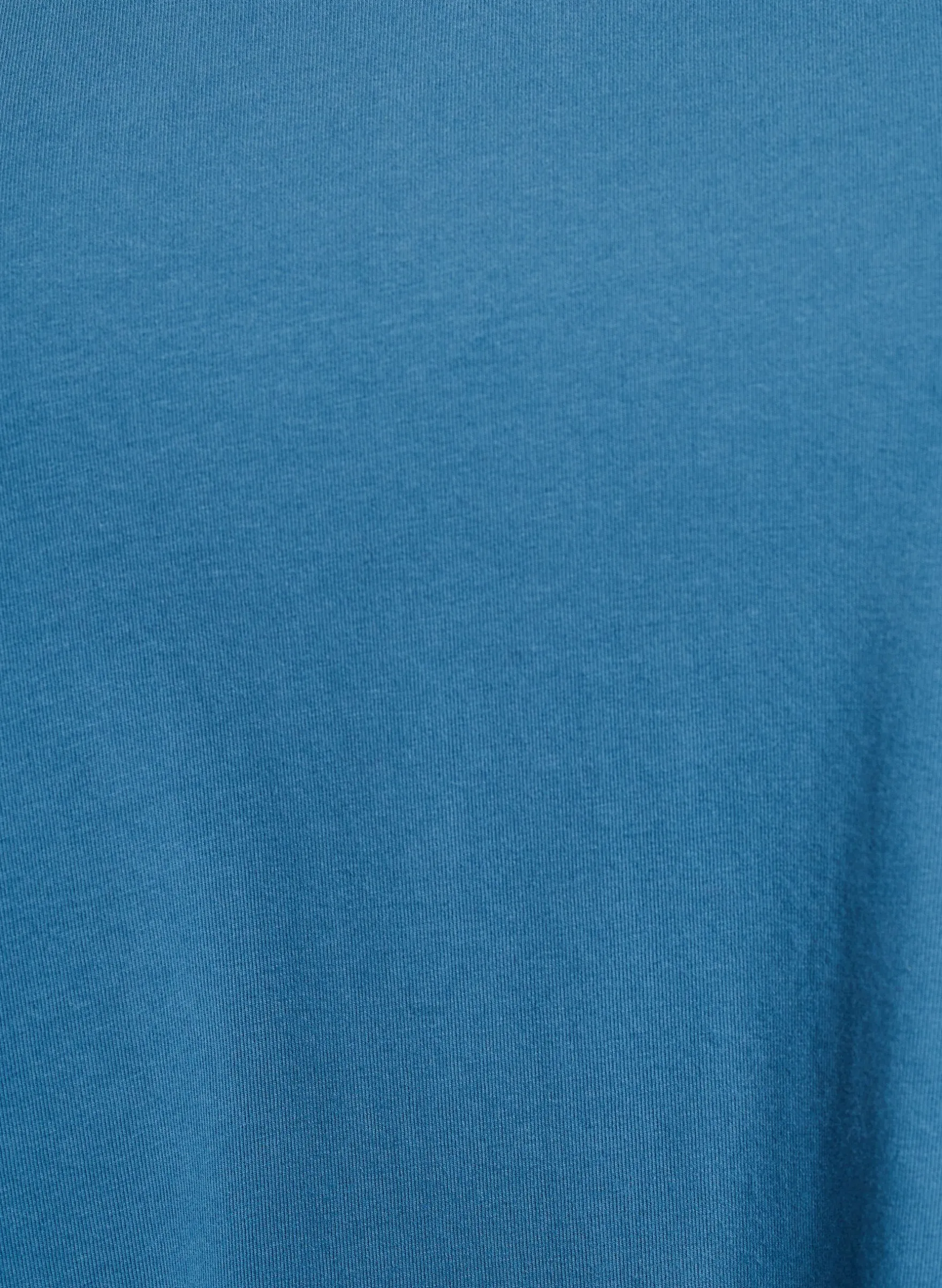 Einfarbiges Basic-T-Shirt aus Baumwolle