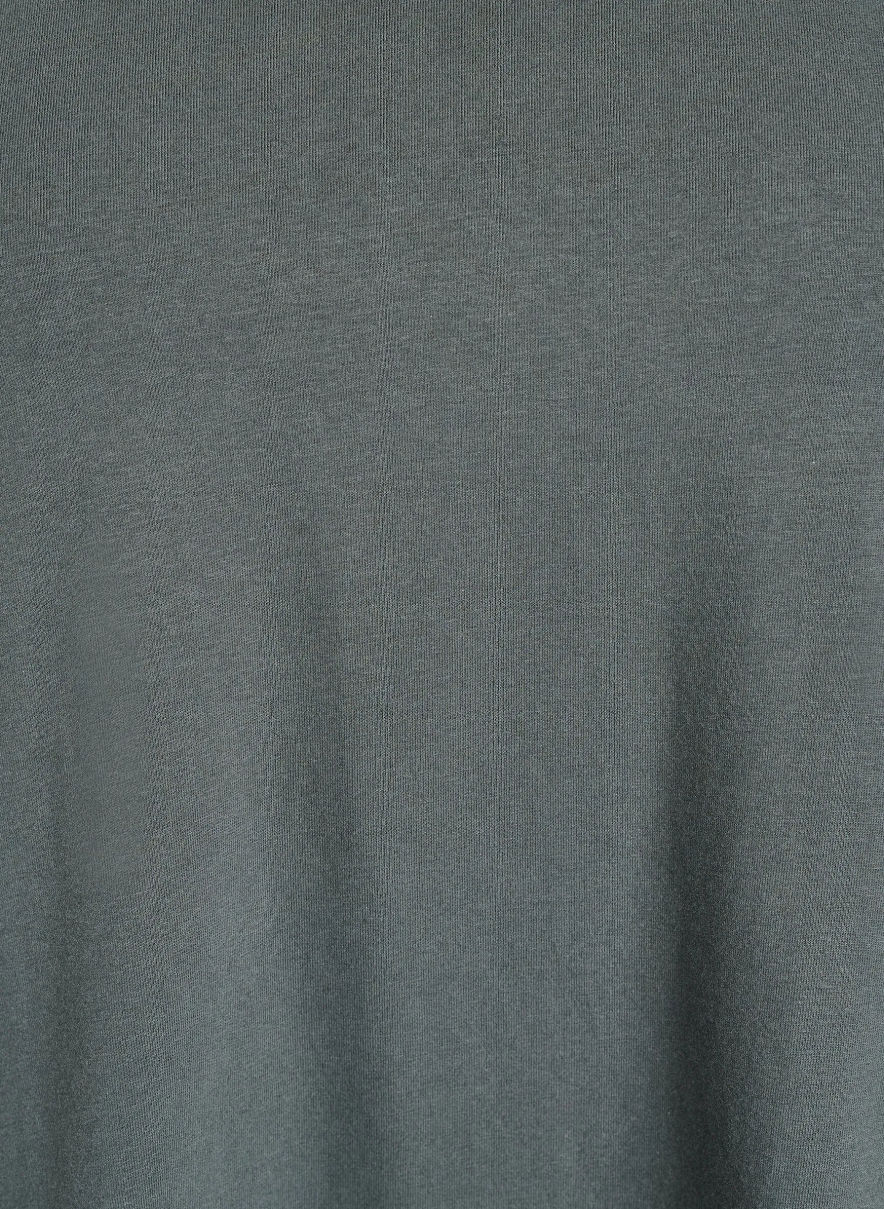 Einfarbiges Basic-T-Shirt aus Baumwolle