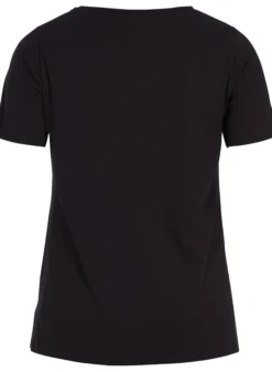 Einfarbiges basic T-Shirt aus Baumwolle