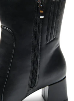 Extra Weite - Knöchelstiefel mit Blockabsatz