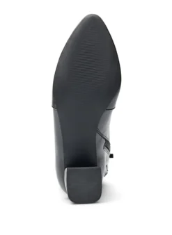 Extra Weite - Knöchelstiefel mit Blockabsatz
