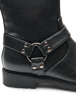 Extra Weite - Kurzer Bikerstiefel