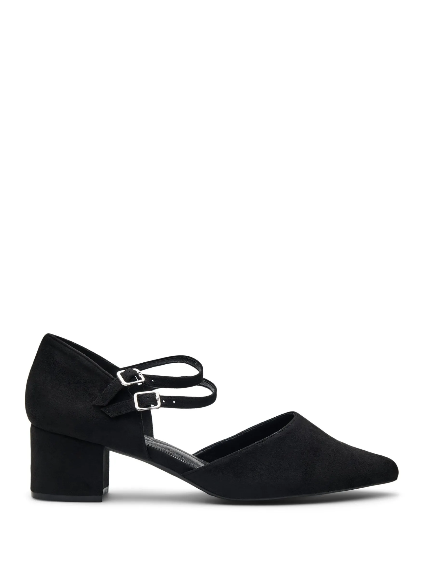 Extra Weite - Pumps mit doppelten Riemen