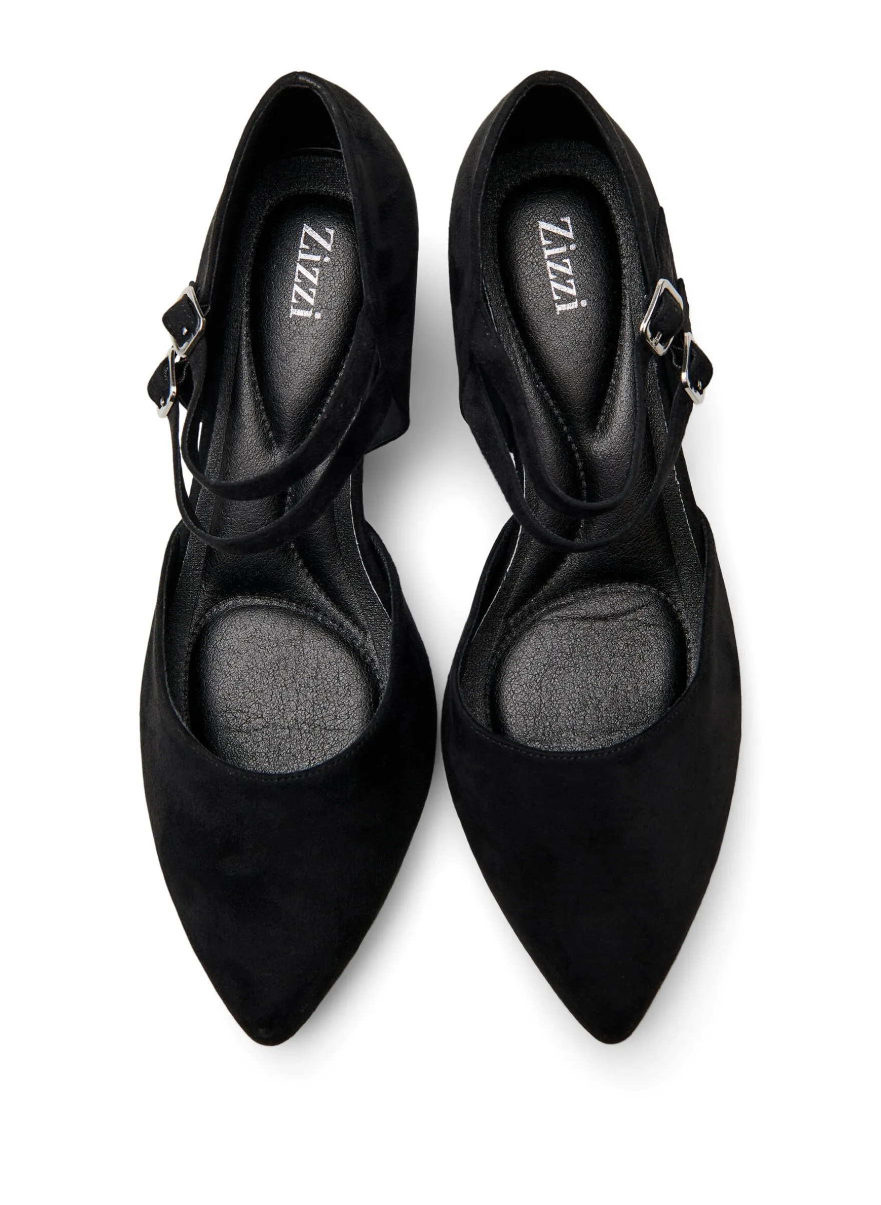 Extra Weite - Pumps mit doppelten Riemen