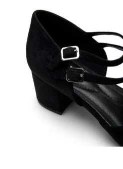 Extra Weite - Pumps mit doppelten Riemen