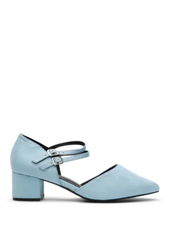 Extra Weite - Pumps mit doppelten Riemen