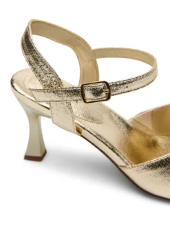 Extra Weite - Pumps mit offener Spitze und eckiger Zehenform