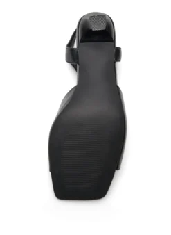 Extra Weite - Pumps mit offener Spitze und eckiger Zehenform