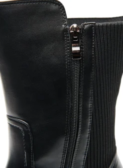 Extra Weiter - Chelsea-Boot mit klobiger Sohle und gerippten Einsätzen