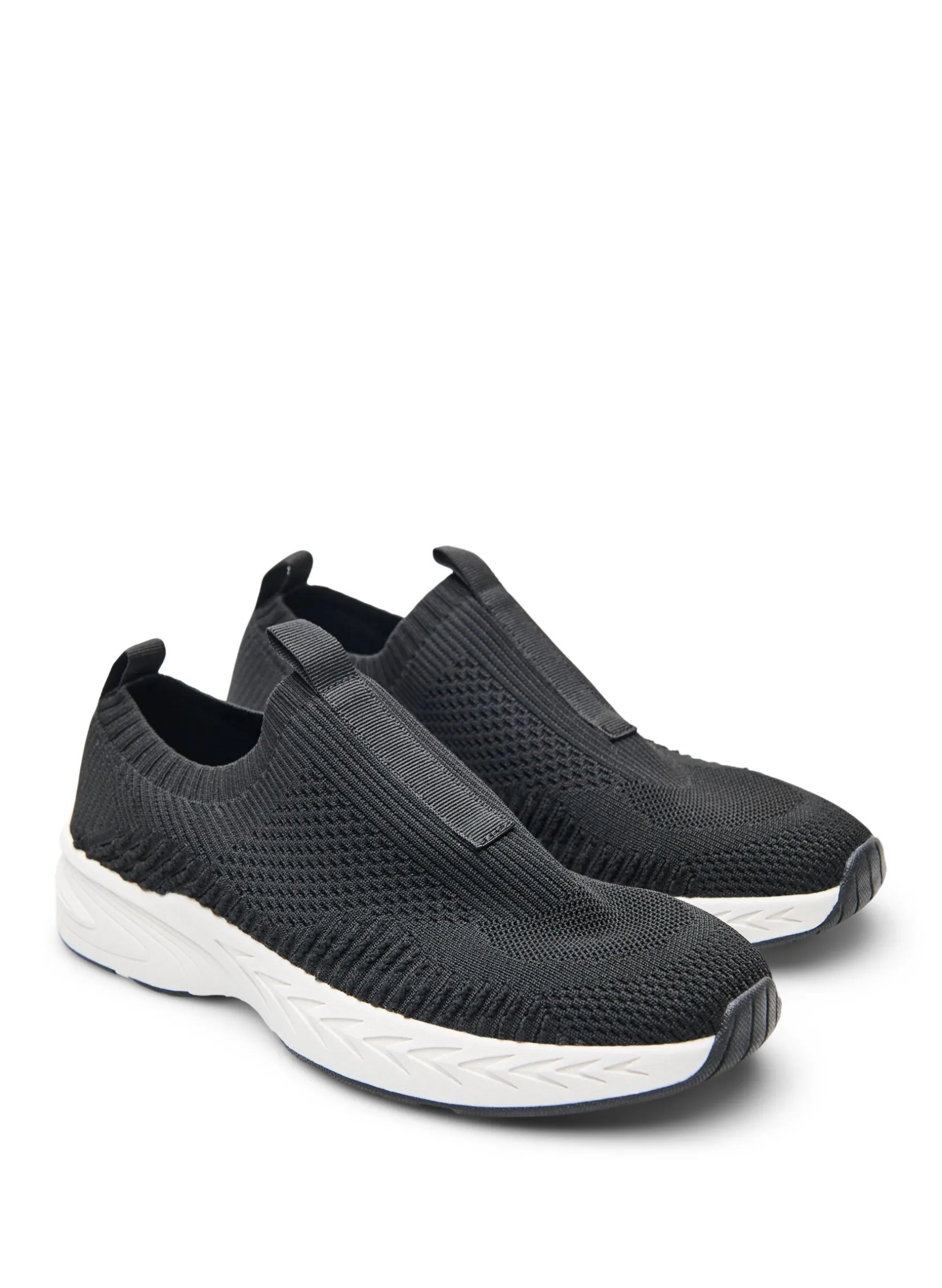 Extra Weite - Sneakers aus dehnbarem Strickmaterial