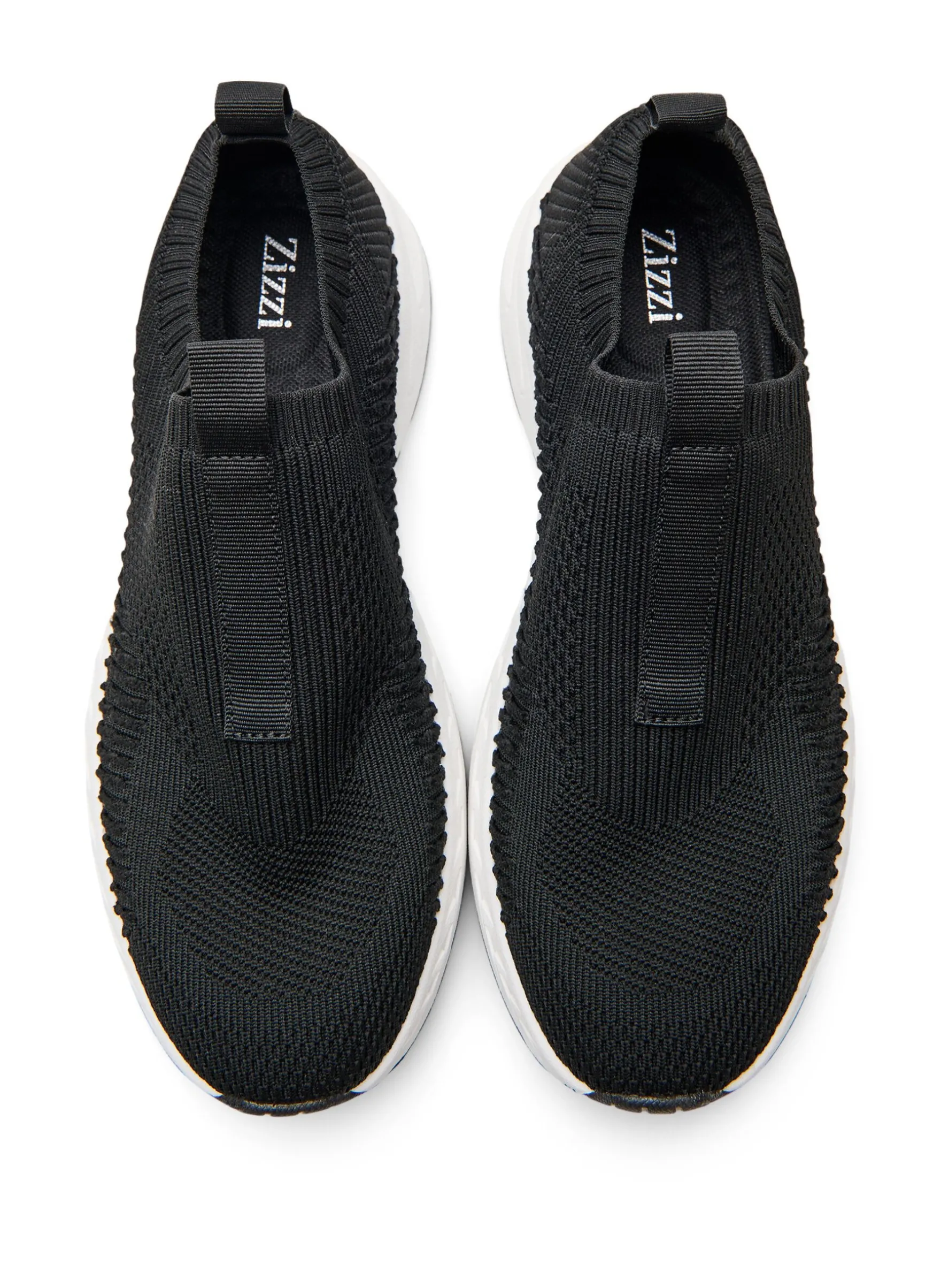 Extra Weite - Sneakers aus dehnbarem Strickmaterial