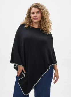 Feinstrickponcho