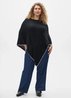 Feinstrickponcho