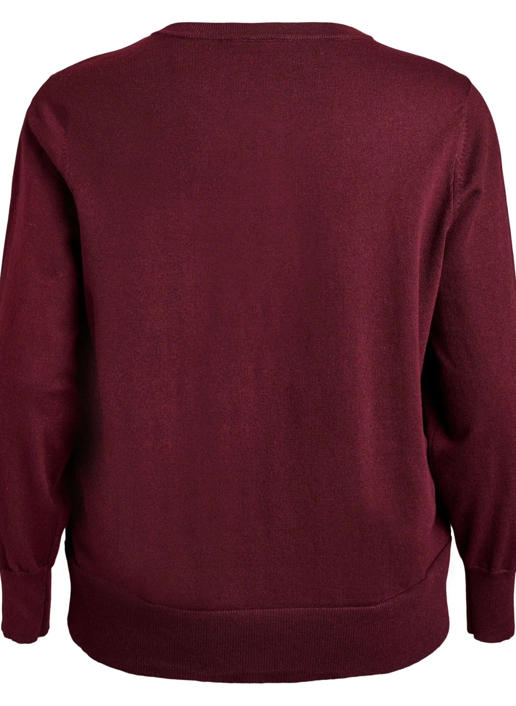FLASH - Feinstrick-Strickjacke mit Rundhalsausschnitt
