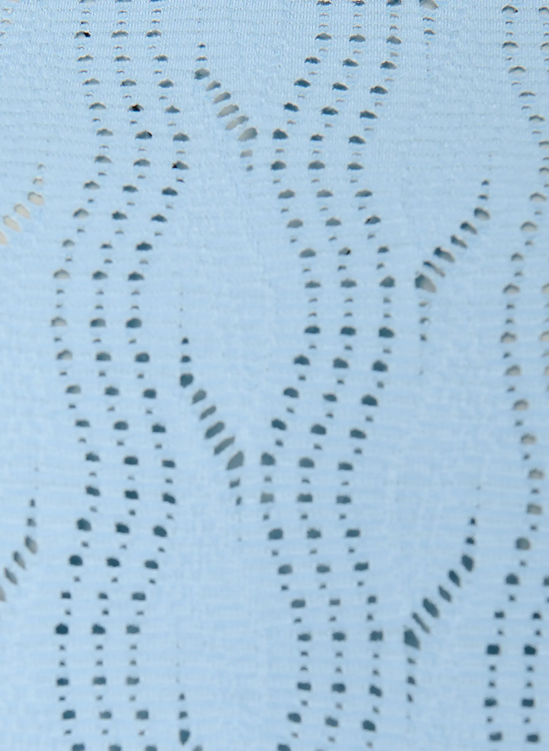 FLASH - Kurzes Kleid aus Jersey mit Lochstickerei
