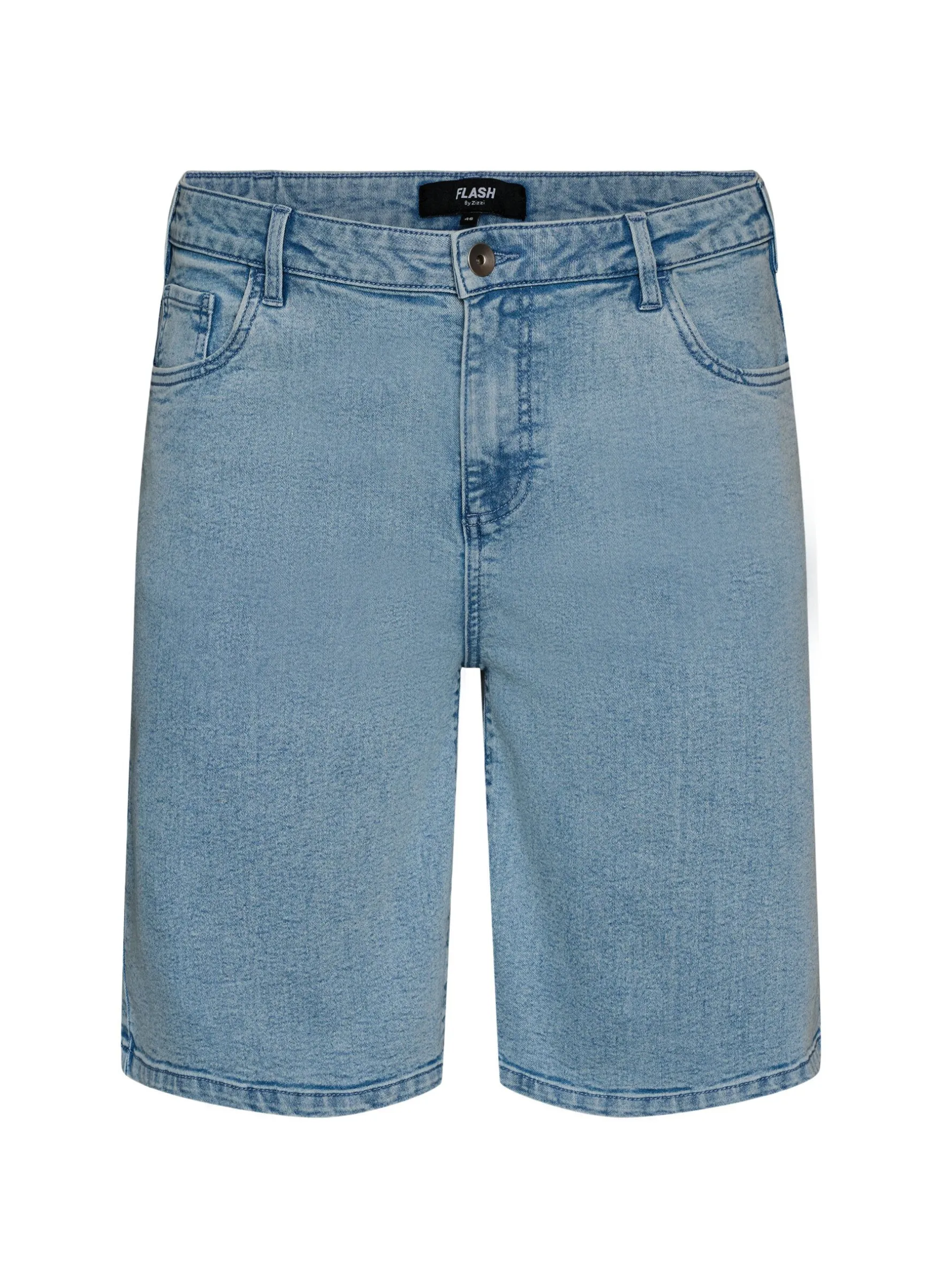 FLASH - Locker sitzende Jeansshorts mit hoher Taille
