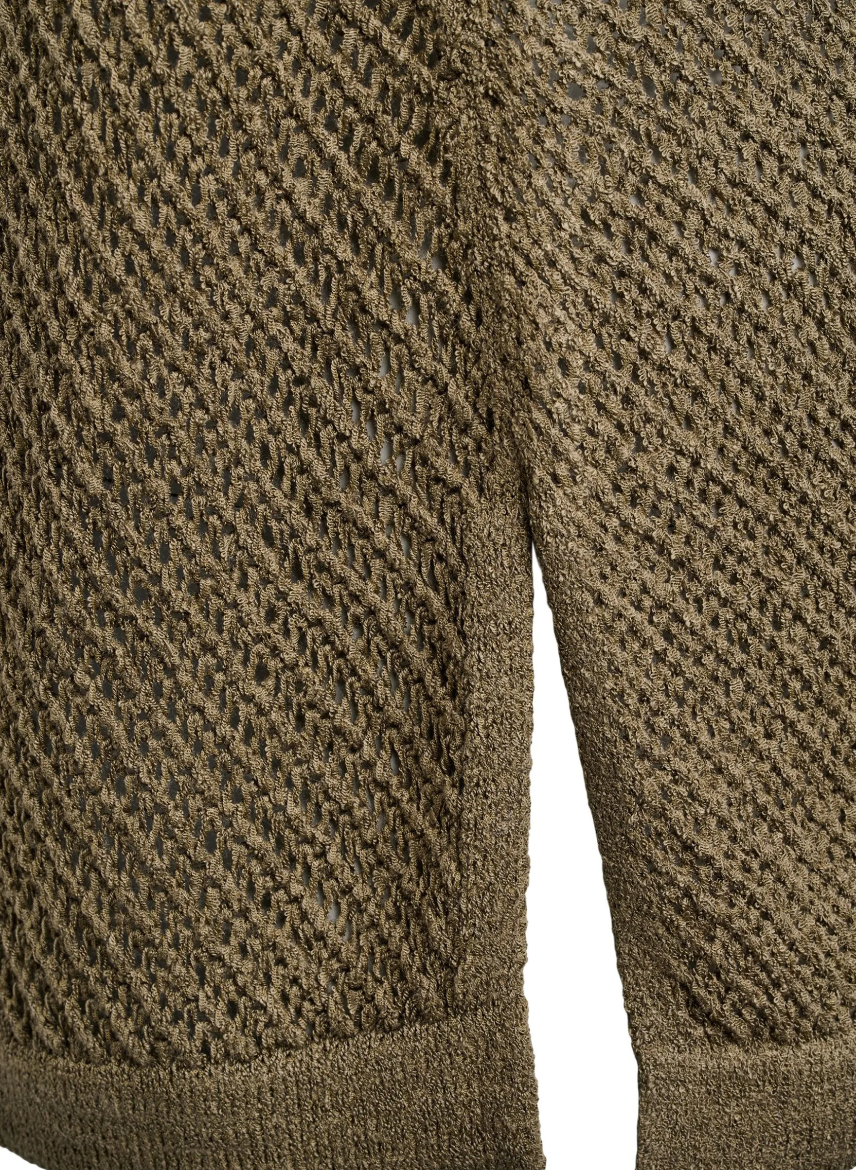 FLASH - Ärmelloser Stricktop mit V-Ausschnitt