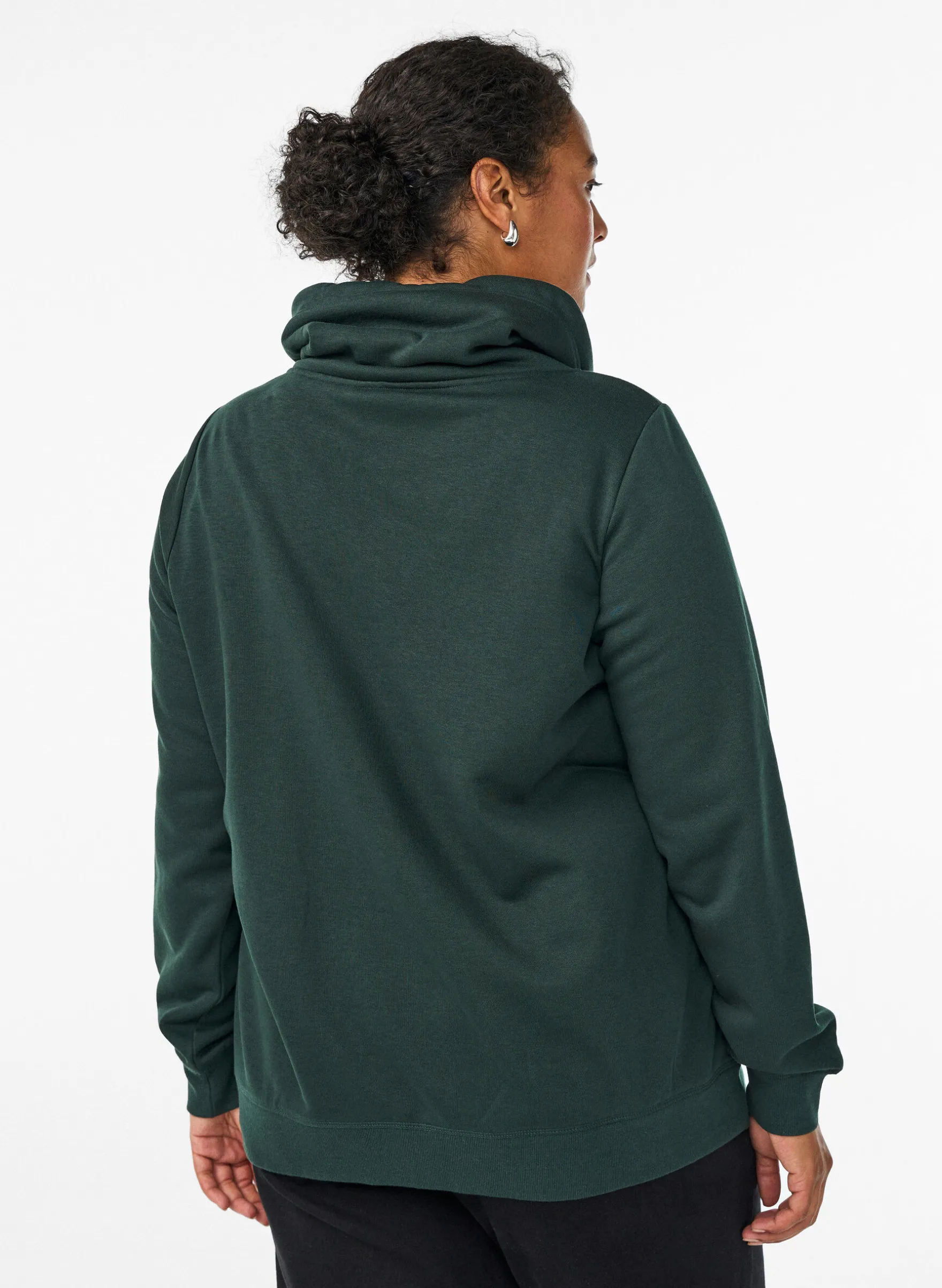 FLASH - Sweatshirt mit Stehkragen und Taschen