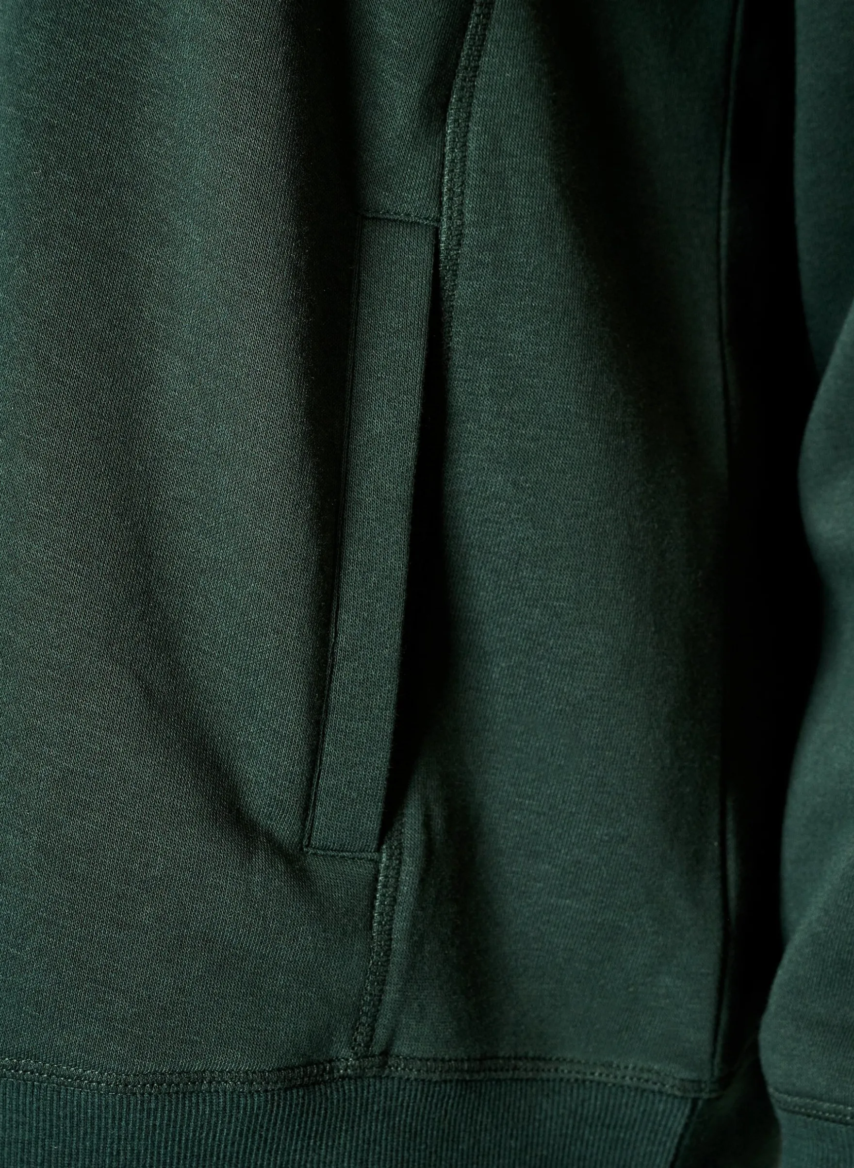 FLASH - Sweatshirt mit Stehkragen und Taschen