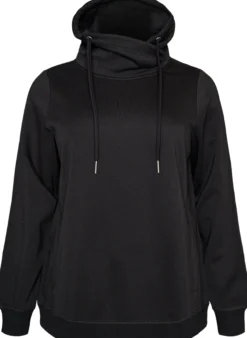 FLASH - Sweatshirt mit Stehkragen und Taschen